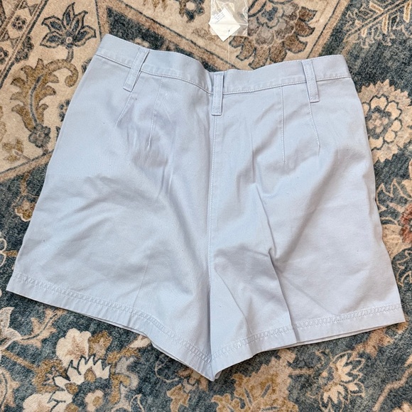 LOFT 8 Women's High Waist Light Blue Gray Shorts - Picture 9 of 9